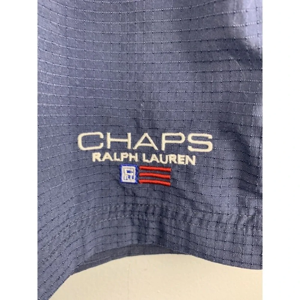 Chaps Ralph Lauren‎ Spellout Swim Trunks Mens XL Shorts Navy Blue Beach